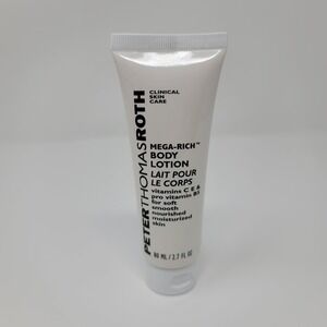 Peter Thomas Roth Mega Rich Body Lotion Vitamins C E & B5 2.7 fl oz Travel Size